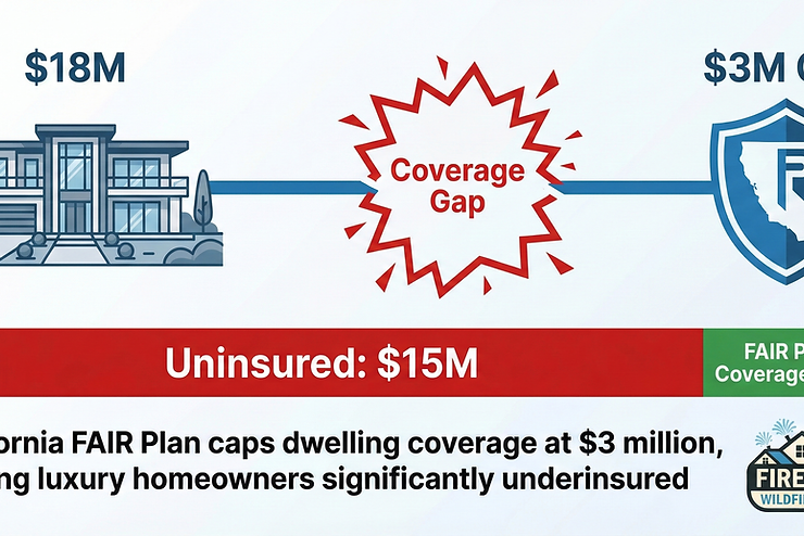 California FAIR Plan $3M Cap: Why Luxury Homes Need Wildfire Defense Systems